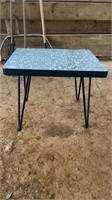 TILE TOP PATIO SIDE TABLE