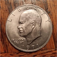 1971 Ike Silver Dollar