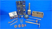 Abacus, Tack Hammer, Cast Iron Decorations,