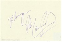 Peter Lawford original signature