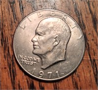 1971 Ike Silver Dollar