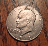 1972 Ike Silver Dollar