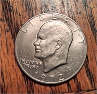 1972 Ike Silver Dollar