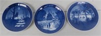 Royal Copenhagen decorative plates.