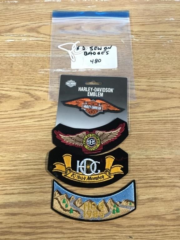 Harley Davidson Badges - H.O.G