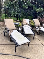 Heavy Metal Lounge Chairs(Backyard)