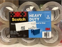 Scotch HD packing tape 6 ct