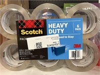 Scotch HD packing tape 6 ct