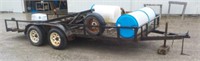 16' Tandem axle trailer with misc. metal