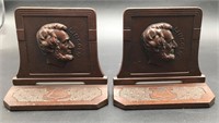 Cast Iron Abraham Lincoln Bookends