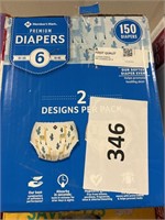 MM diapers size 6 150ct