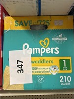 Pampers size 1 210ct