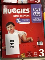 Huggies 174 diapers size 3