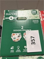 MM 210 diapers size 4