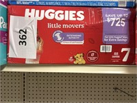 Huggies 88 diapers size 7