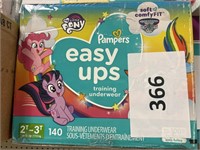 Pampers easy ups 2T-3T 140ct