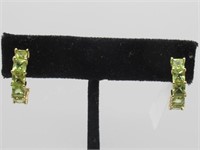 .925 SS Peridot Earring