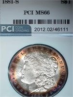 1881-S Morgan Dollar MS66 PCI