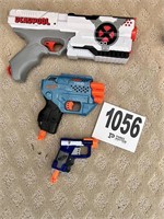 (3) Nerf Guns