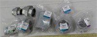 Assortment of pipe fittings. New.