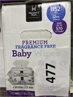 MM baby wipes 1152 ct