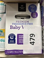 MM baby wipes 1152 ct