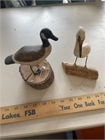 Signed wood ducks
