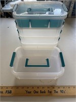 Stackable storage boxes