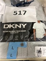 DKNY mens dress shirt L