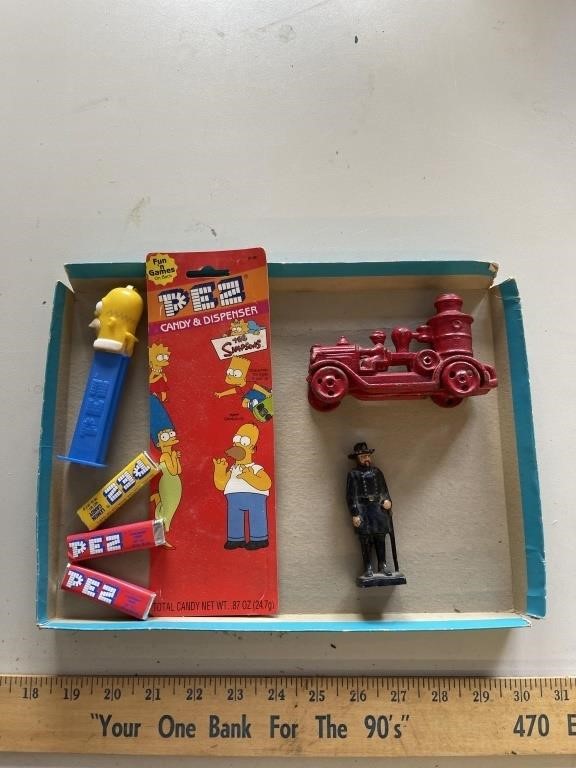 Iron toys and home pez