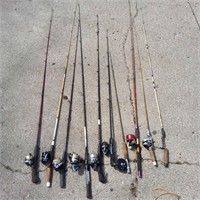 T1 10Pcs Martin Fishing poles Zebco Prostaff