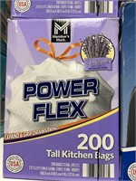 MM Power Flex tall kitchen bags 200 ct