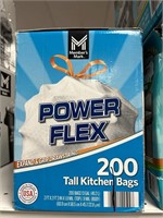 MM Power Flex tall kitchen bags 200 ct