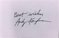 Andy Kaufman original signature
