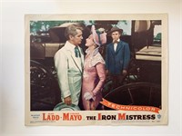 The Iron Mistress original 1952 vintage lobby card