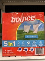 Bounce dryer sheets 2-160ct