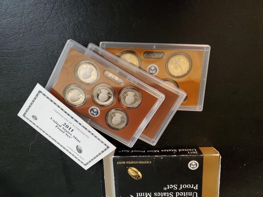 2011 United States Mint Proof Set Coins