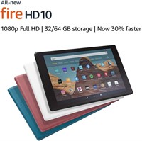 Fire HD 10 Tablet 10.1 1080p full HD display 32 GB