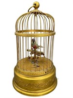 French Victorian Mechanical Birdcage Music Box
