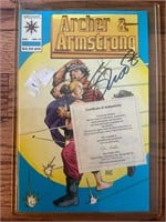 Autographed certified by ken golden rare comic