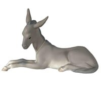 Porcelain Lladro Donkey Figurine