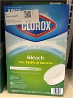 Clorox toilet tabs 6ct