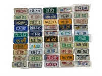 50 Metal License Plates
