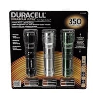 Duracell Durabeam Ultra 350 Lumens Flashlights 3pk