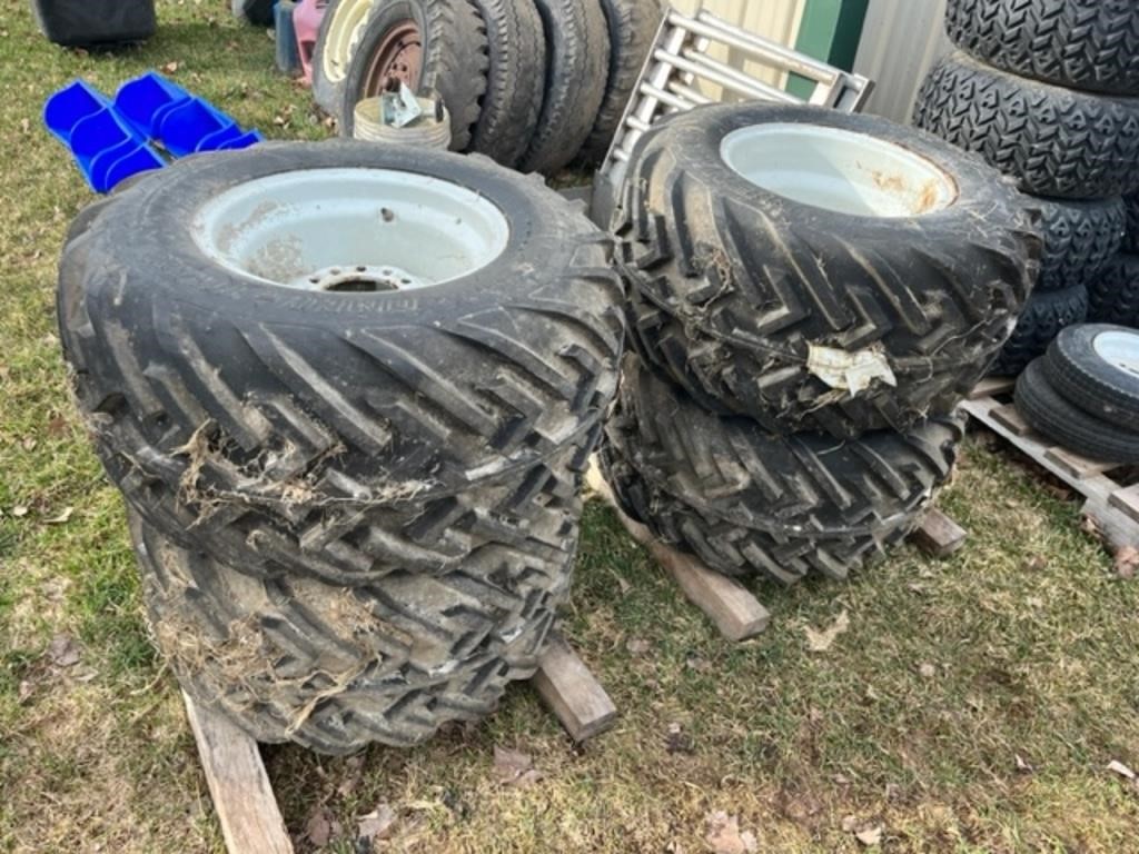 4-Denman 31-15.5-15 NHS Tele Handler Tires