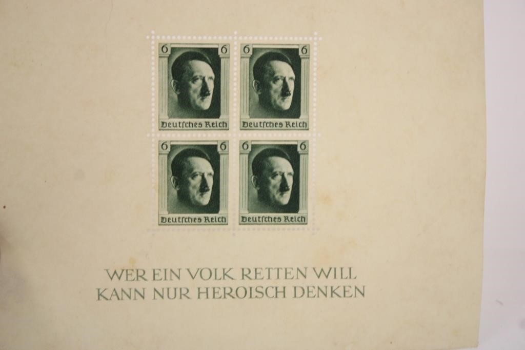 4 Vintage Hitler Stamps