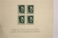 4 Vintage Hitler Stamps