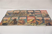 12 Issues of 1943 Popular Mechanics Magazines