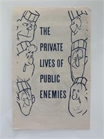The Private Lives Of Public Enemies unsigned progr