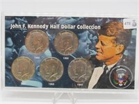 JFK KENNEDY HALF COIN SET 1965 - 1969